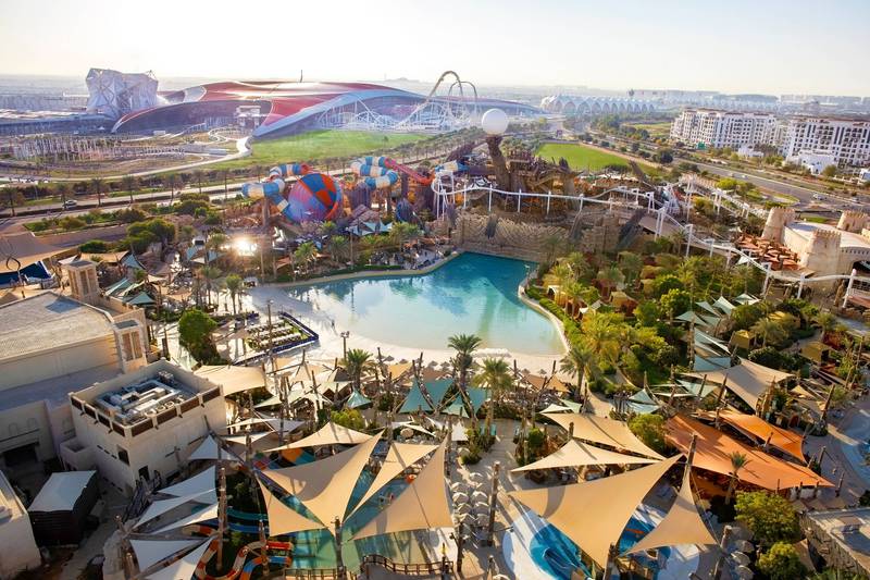 Win annual passes and tickets to Ferrari World Abu Dhabi, Yas Waterworld and Warner Bros via the Yas for 50 promotion. Photo: Yas Island