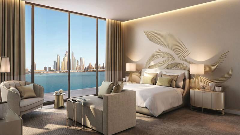 The penthouse was on the market for Dh180 million, while other apartment sizes are available. Photo: LuxuryProperty.com