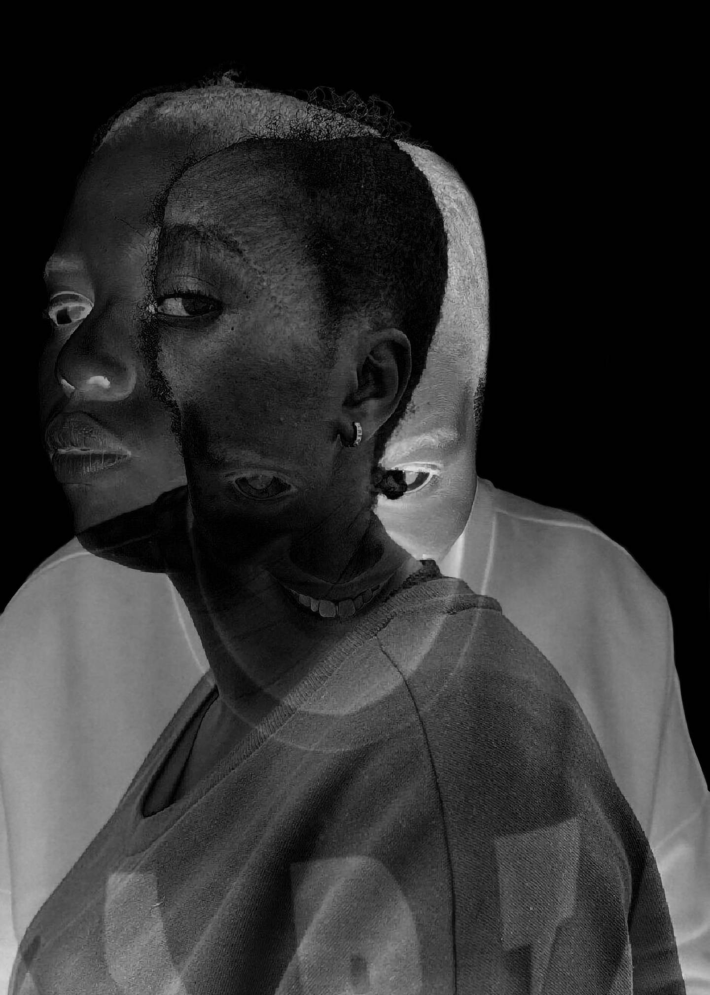 The digitally layered photograph 'Acoit' (2020) by Ugandan artist Ethel Aanyu. Photo: Afriart