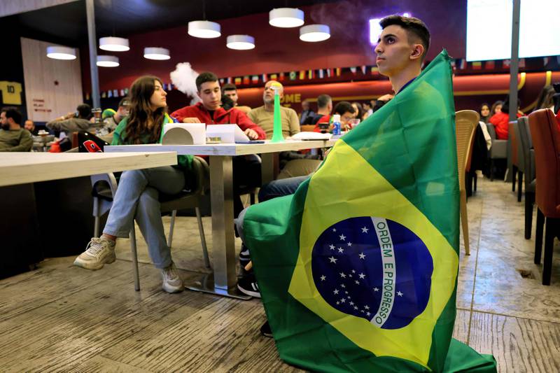 Many football fans in Lebanon traditionally support Brazil or Germany, who have nine World Cups between them. AFP