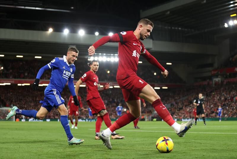 Jordan Henderson 5 - The Liverpool captain wasn’t at his best as he gave away possession at times when there was no real pressure. An off-night for the midfielder. Getty Images