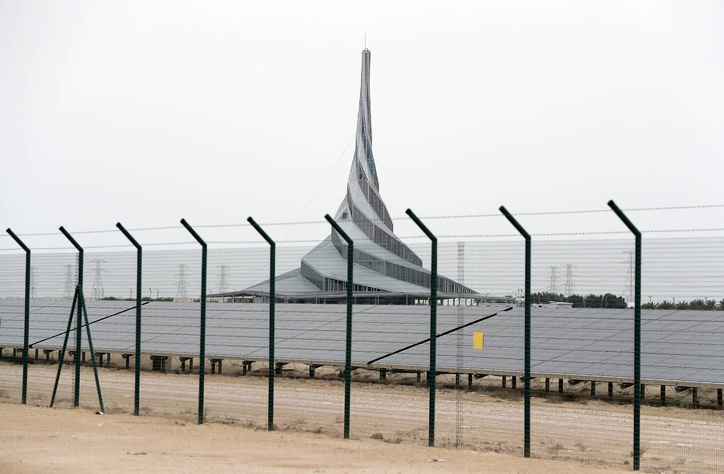 The Innovation Centre at the Mohammed bin Rashid Al Maktoum Solar Park in Dubai. Pawan Singh / The National