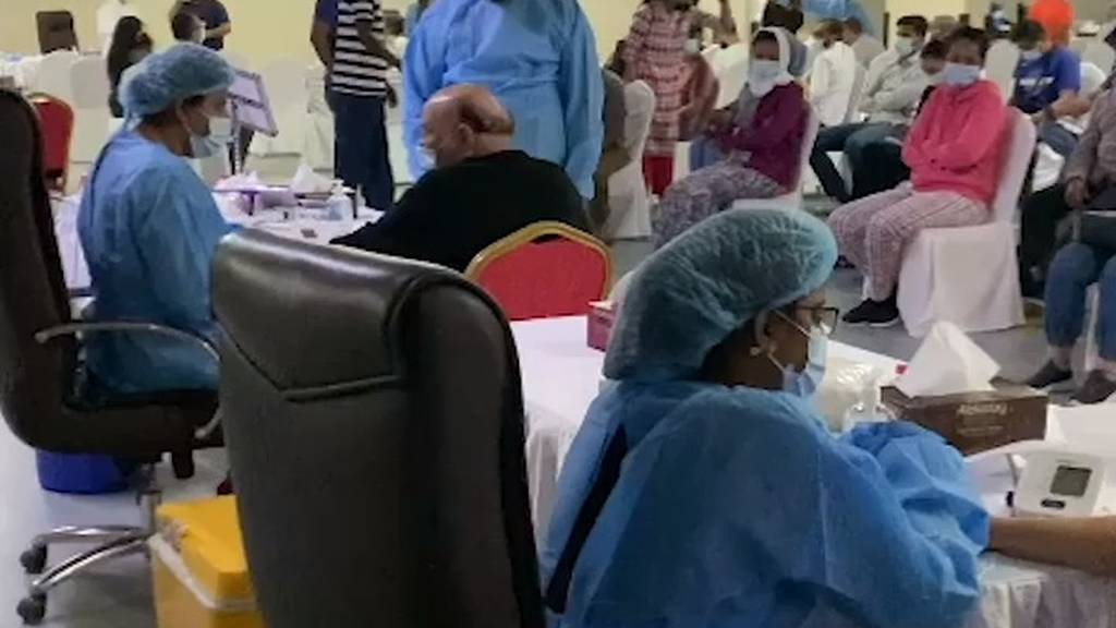 Thousands receive Covid-19 vaccine at Dubai's Sikh temple 