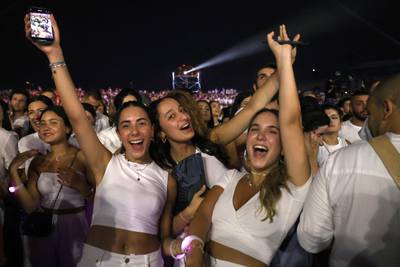 About 20,000 fans attended Diab's gig at Beirut Waterfront Arena