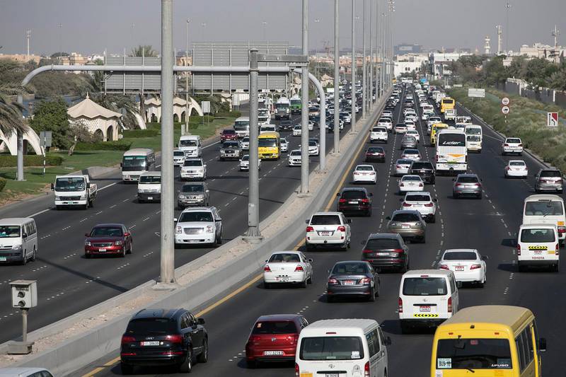 More than three million cars on UAE roads, report finds