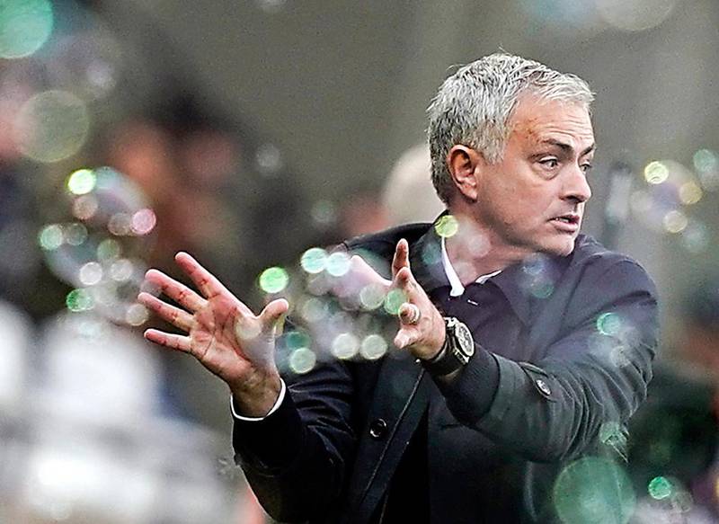 Tottenham head coach Jose Mourinho. EPA