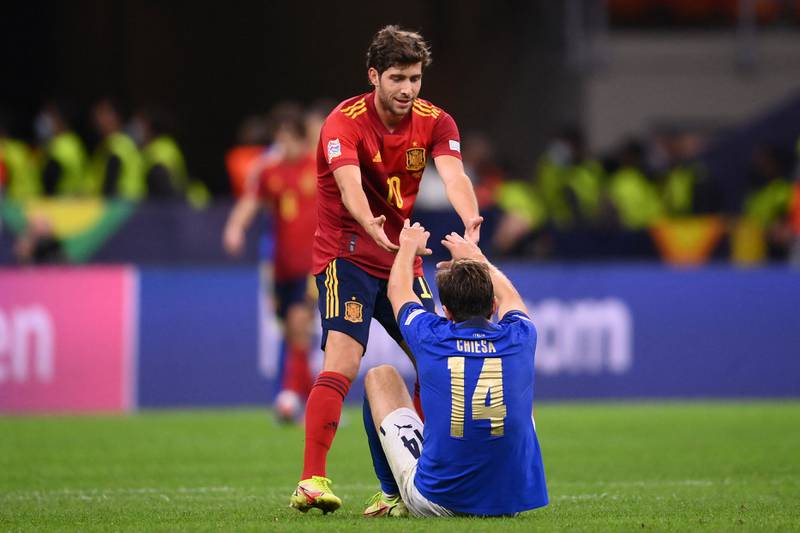 SUB: Sergi Roberto (Gavi, 83’) – N/R. Brought on as Spain looked to defend their lead following Italy’s goal. AFP