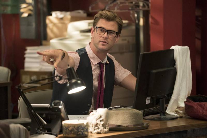 Chris Hemsworth as Kevin in Ghostbusters. The actor, who is known for his role as Thor, has rarely done comedy. Hopper Stone/Columbia Pictures/Sony Pictures via AP Photo 