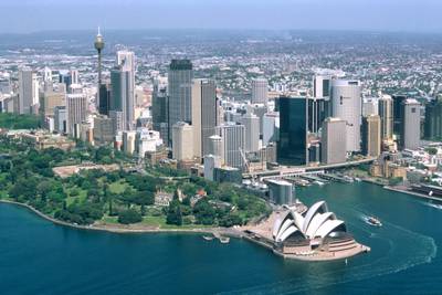 View From a Four Seater - Sydney Skyline - Australia <br>Model Release: No <br>Property Release: No<br>[Photo via Newscom] (Newscom TagID: scphotos017802)