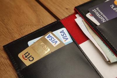 Credit card debts need to be paid before departure from the UAE. Antonie Robertson / The National
