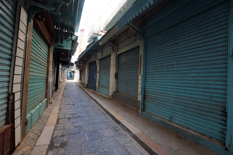 Empty streets during coronavirus (COVID-19) pandemic in Tunis. EPA