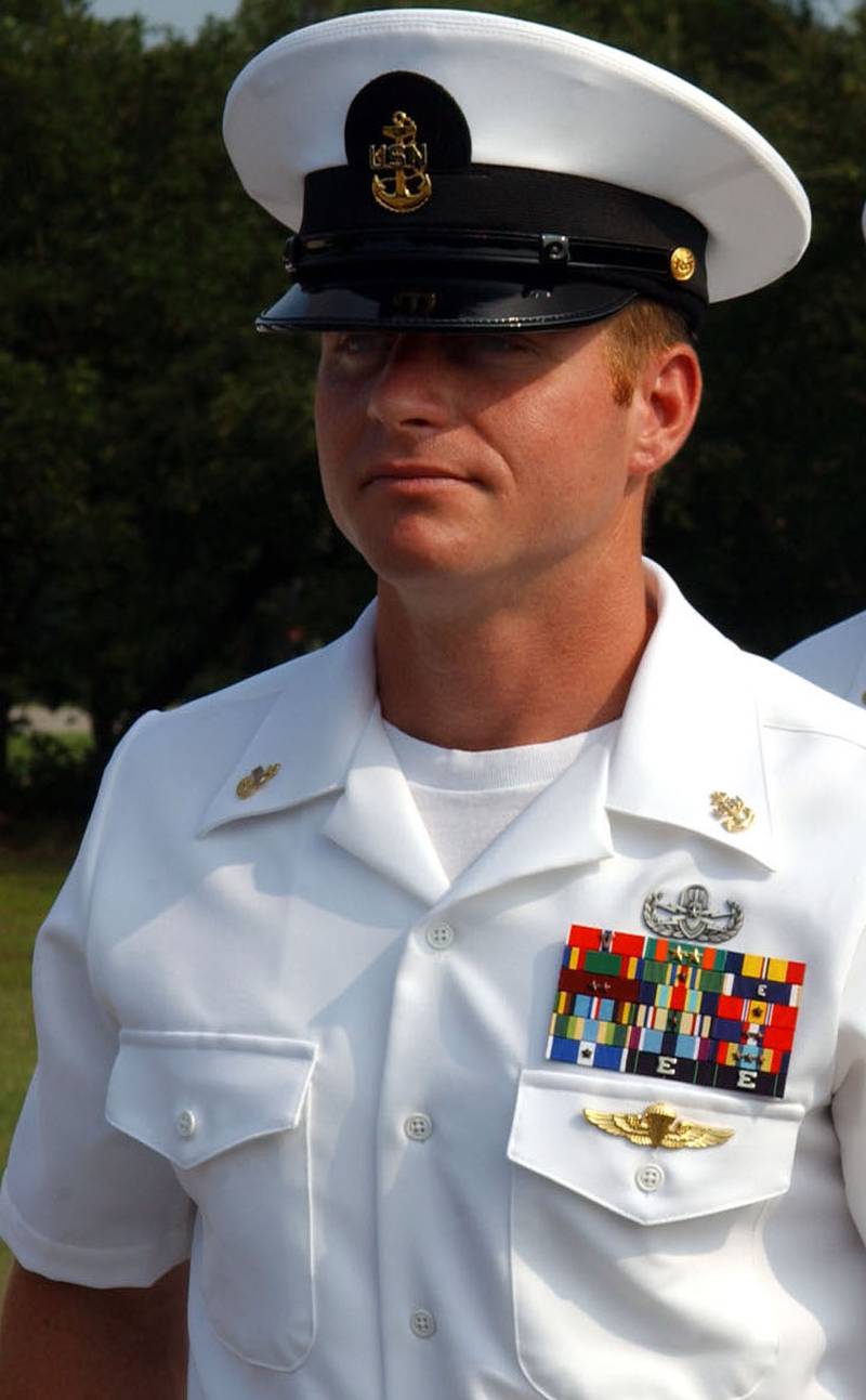 Mr Condrey in his US Navy uniform