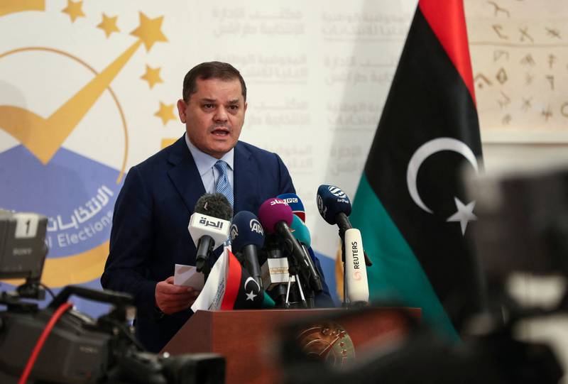 Libya's interim Prime Minister Abdul Hamid Dbeibah. AFP
