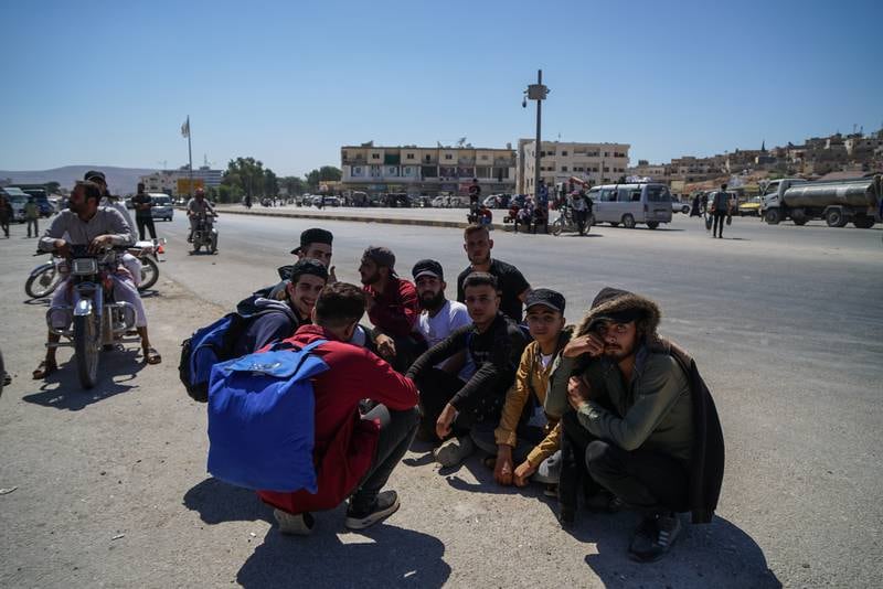 People wait for permission to approach the crossing and ask that Turkey open its terminal so that they can cross into Europe and escape the scourge of war. 