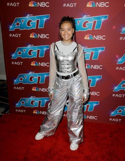 Sara James, 14, is the youngest finalist on this season's 'America's Got Talent'. Getty / AFP
