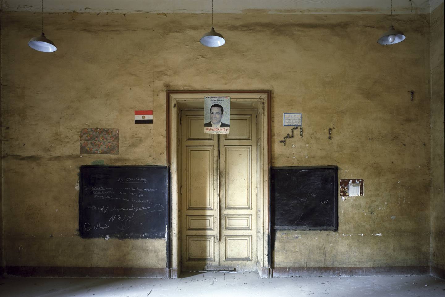A classroom in Prince Said Halim Palace, Cairo, 2007 (also known as Said Halim Pasha). Photo: Xenia Nikolskaya