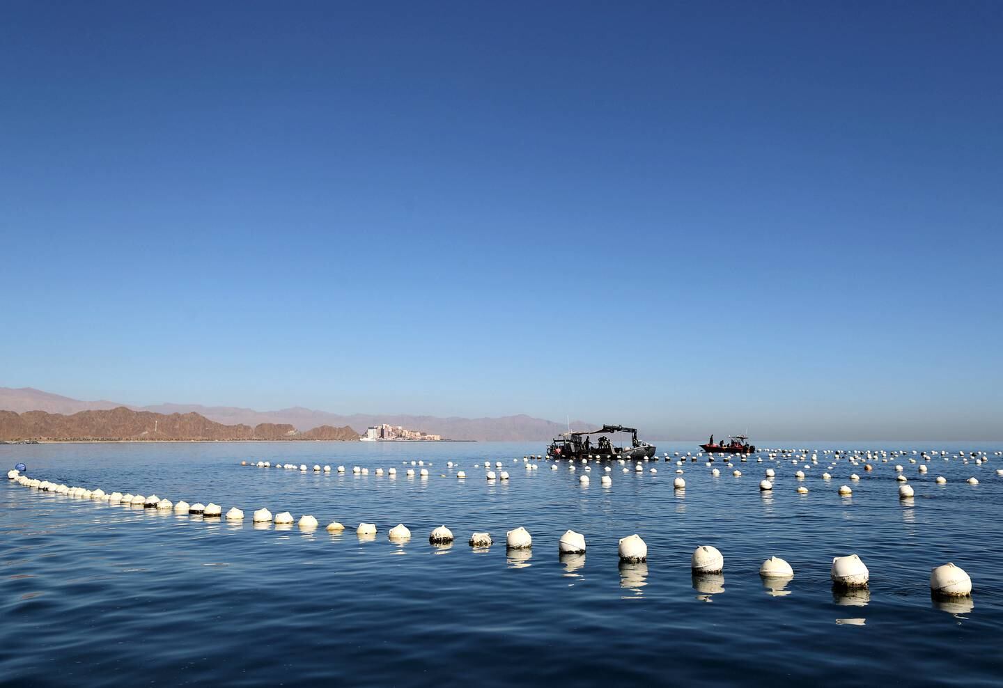 Fujairah, United Arab Emirates - Reporter: Kelly Clark. information. Ocean Farm. Visit Diba Bay Oyster Farm in Fujairah. Diba, Fujairah.  Wednesday, January 13, 2021.  Chris Whiteoak / The National