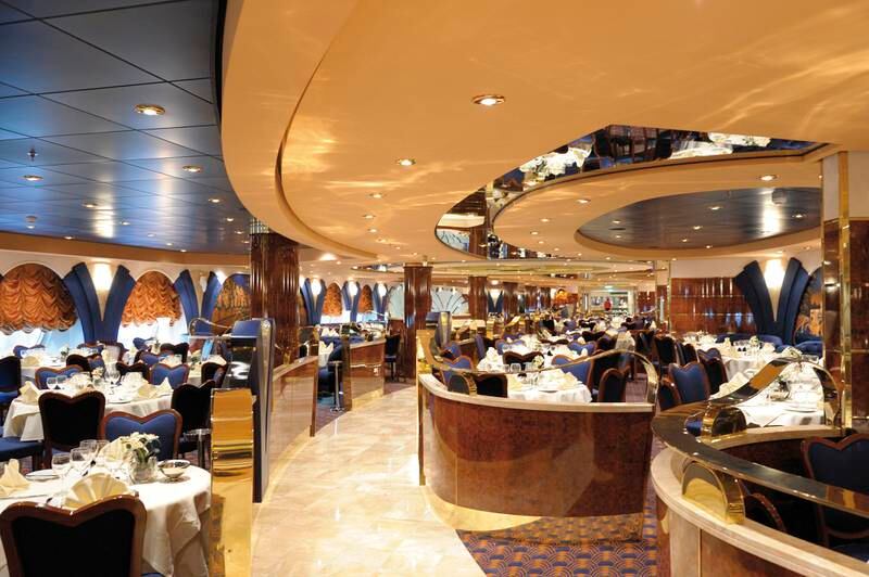 Le Fontane Restaurant on MSC Poesia. Photo: MSC Cruises SA