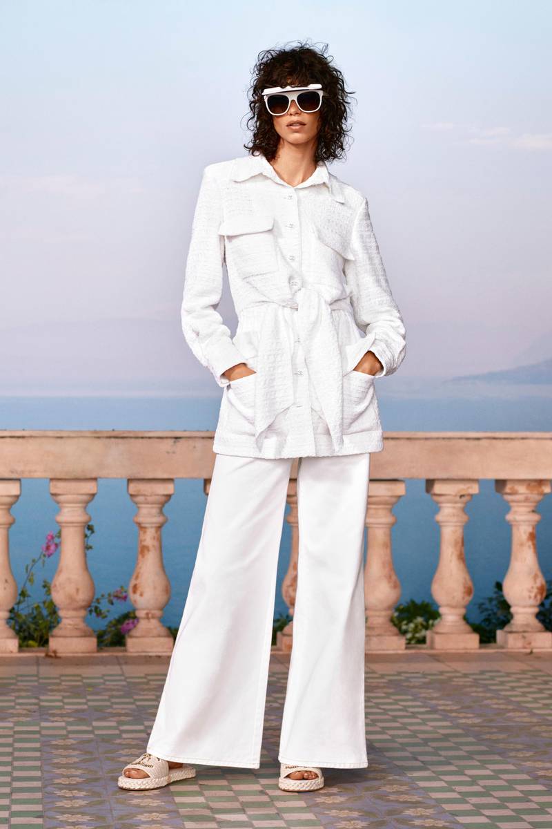 Chanel's Cruise 2021 Collection Brings Capri to Paris for Its First Digital  Show - Fashionista