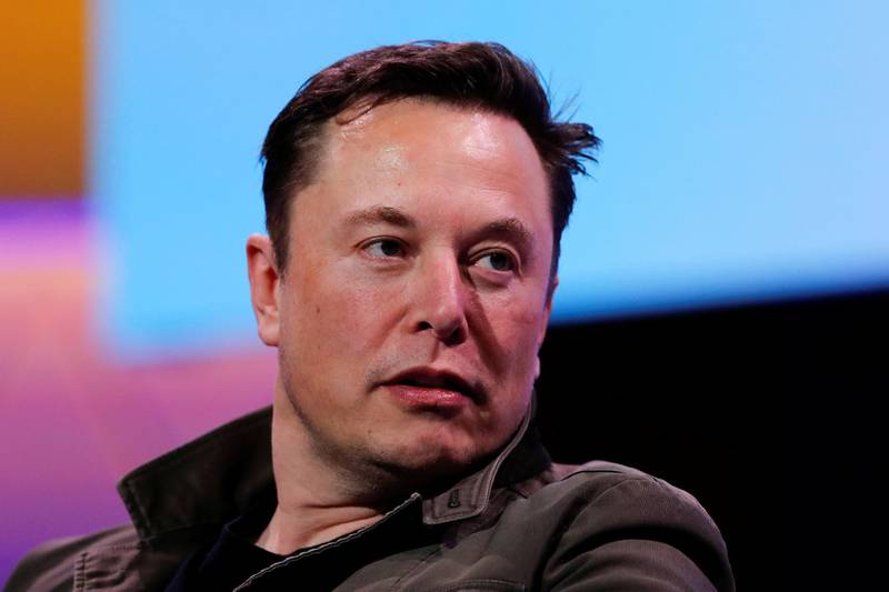 FILE PHOTO: SpaceX owner and Tesla CEO Elon Musk speaks during a conversation with legendary game designer Todd Howard (not pictured) at the E3 gaming convention in Los Angeles, California, U.S., June 13, 2019.  REUTERS/Mike Blake/File Photo