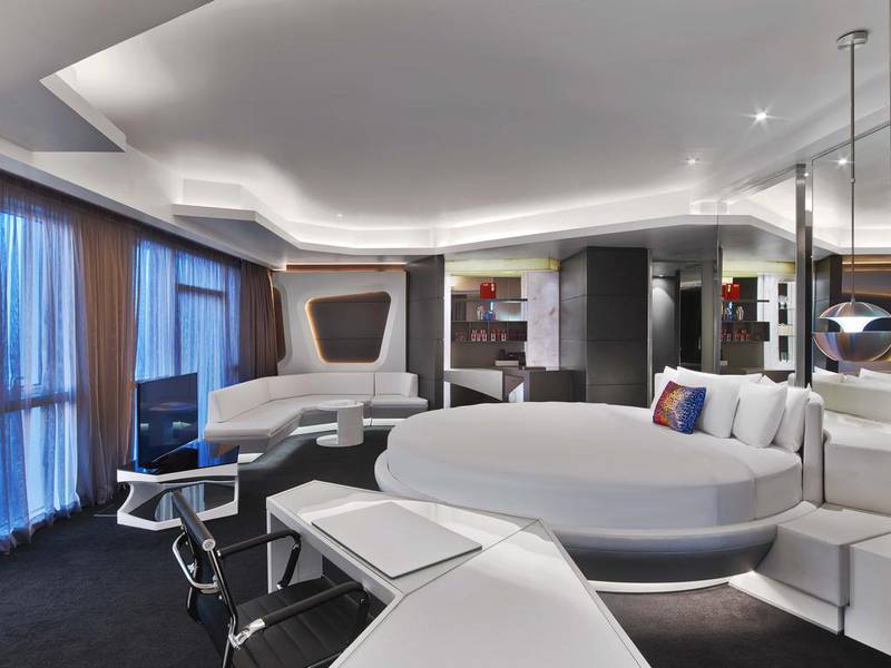 The Fantastic suite at the W Dubai in Al Habtoor City. Courtesy W Hotels Worldwide