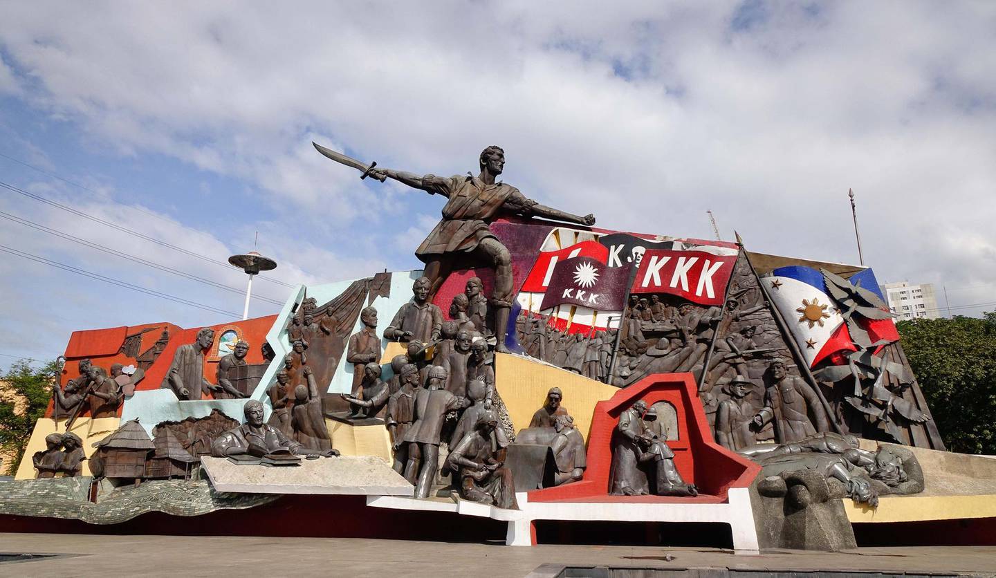 K257R8 Manila, Philippines - Dec 21, 2015. Katipunan (KKK) Monument in Manila, Philippines. The Katipunan was a Philippine revolutionary society in Manila. Alamy