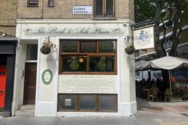 London's Rock And Sole Plaice fish and chips shop. Amy McConaghy / The National