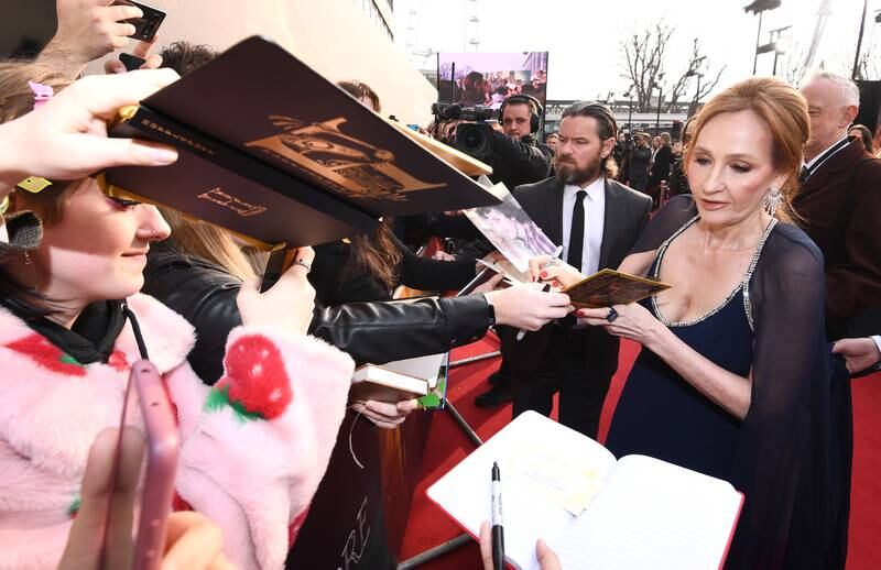 JK Rowling first had the idea for Harry Potter during a train ride. Photo: Warner Bros
