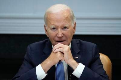 It is alleged President Joe Biden pressured Ukraine to fire a prosecutor who was investigating Burisma, a company for which his son Hunter was a board member. AP Photo