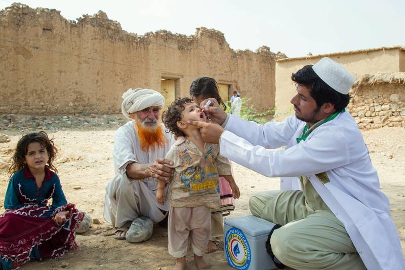 Sheikh Mohammed bin Zayed, Crown Prince of Abu Dhabi and Deputy Supreme Commander of the Armed Forces, has led UAE funding efforts to support the global eradication of Polio. Courtesy Global Polio Eradication Initiative