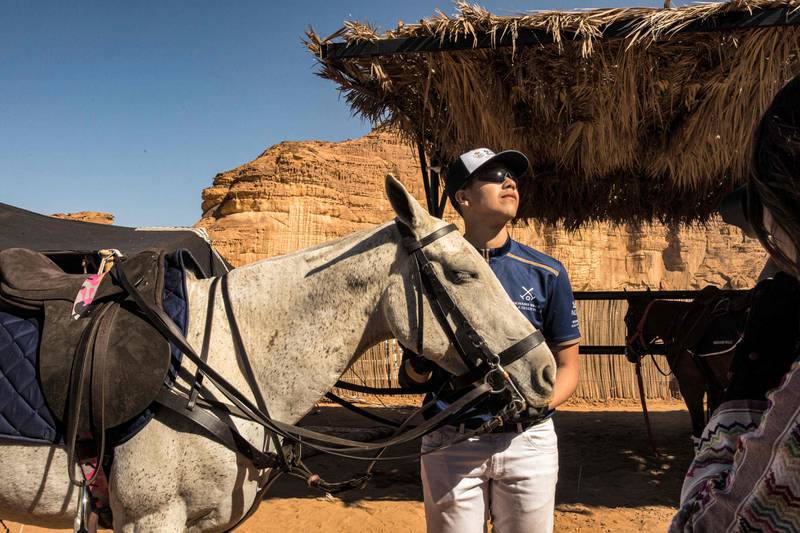 Saudi Arabia's Prince Salman Bin Mansour was among the competitors in the AlUla Desert Polo event, the only modern polo tournament to be staged in a desert environment. All photos: AFP