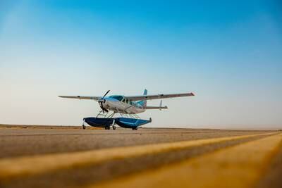Red Sea Global, the developer behind regenerative tourism destinations The Red Sea and Amaala, revealed the take-off of its first seaplane flight operated by its subsidiary company Fly Red Sea. Photo: Red Sea Global