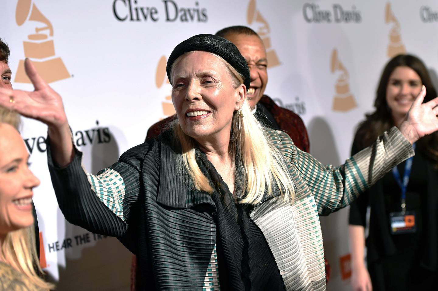 Joni Mitchell removed her music from Spotify 'in solidarity' with Neil Young. AP