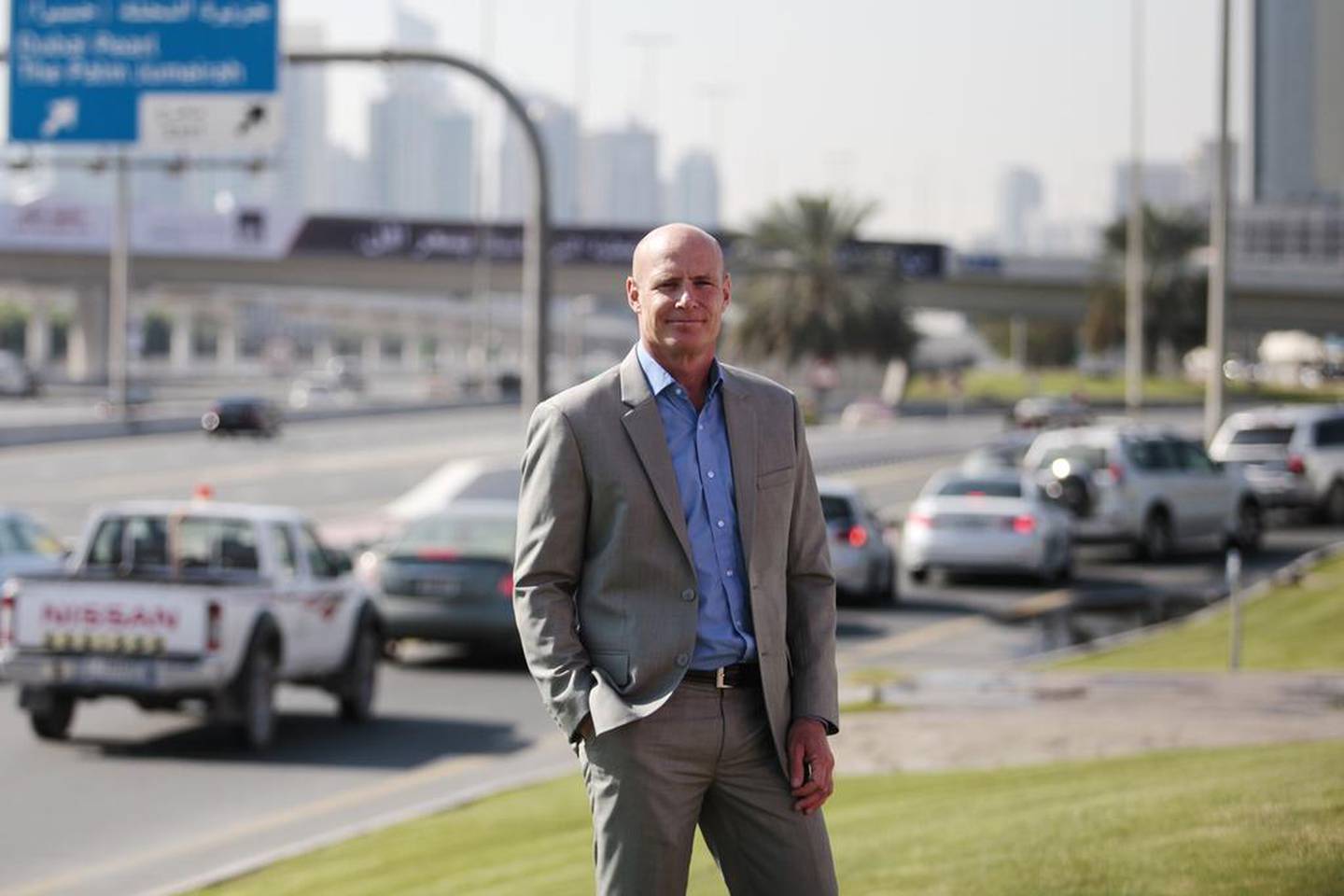 Thomas Edelmann, managing director, Road Safety UAE. The National