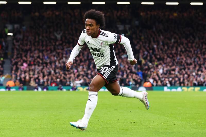 RW: Willian (Fulham): Forget the disappointing spell at Arsenal, this Willian looks closer to the Chelsea version. The Brazilian scored one of the goals of the weekend and was all class on the right flank. Getty