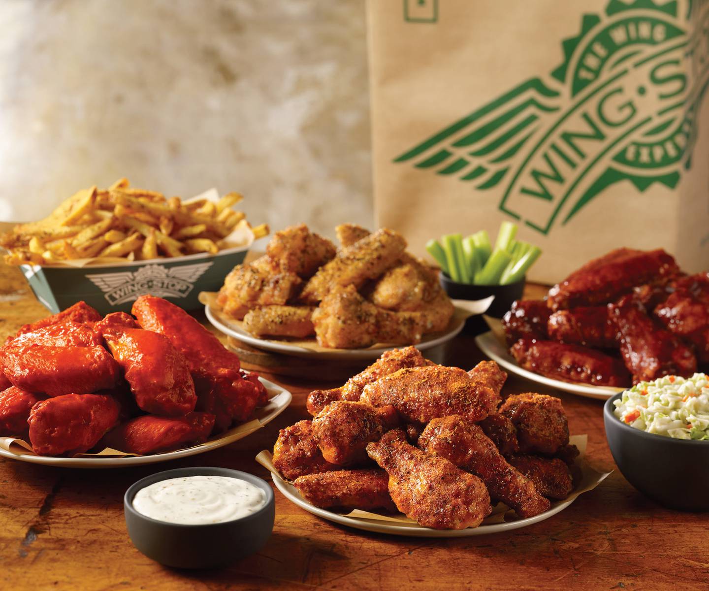 Wingstop has 51 per cent off on all online orders above Dh40. Photo: Wingstop