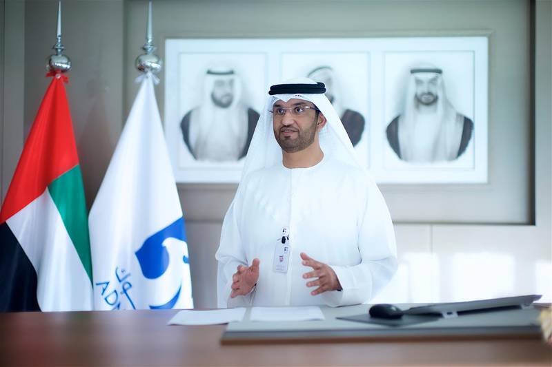 Dr Sultan Al Jaber, Minister of State and the UAE's Special Envoy to Germany, spoke with German ministers via video on Saturday. Adnoc