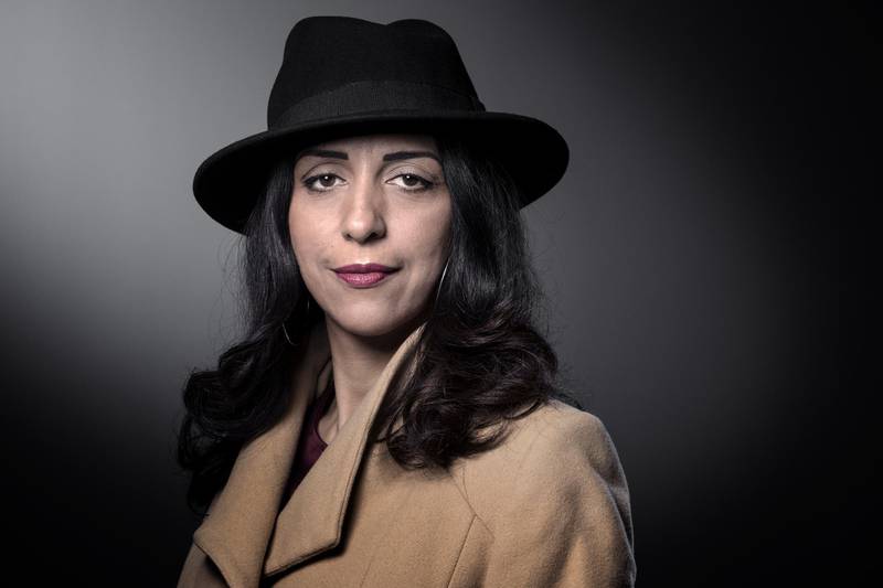 French writer and feminist activist Henda Ayari, poses during a photo session in Paris, on November 24, 2017.
Muslim feminist activist Henda Ayari, told Le Parisien newspaper that she was raped violently by Islamic scholar Tariq Ramadan.  / AFP PHOTO / JOEL SAGET