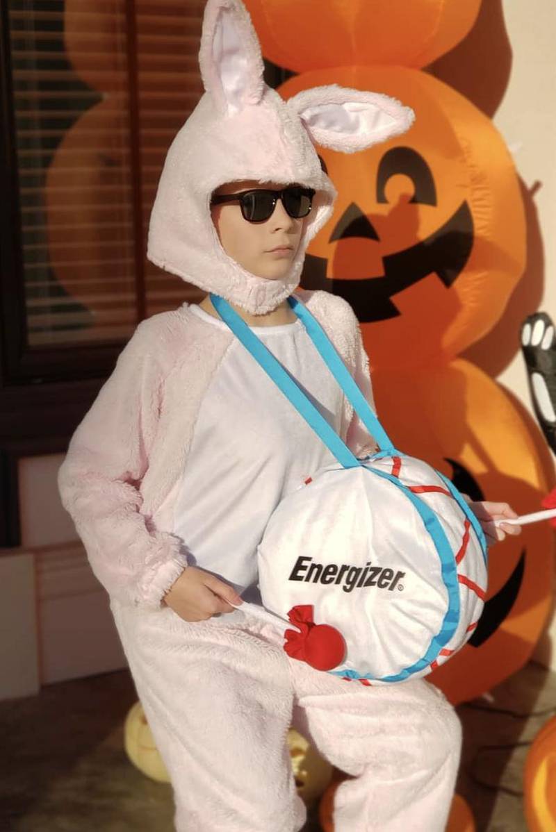 Jacob Tremblay as the Energizer Bunny. Instagram 