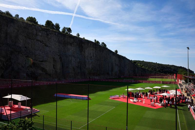 The new performance centre of AS Monaco football club in La Turbie, France. AFP