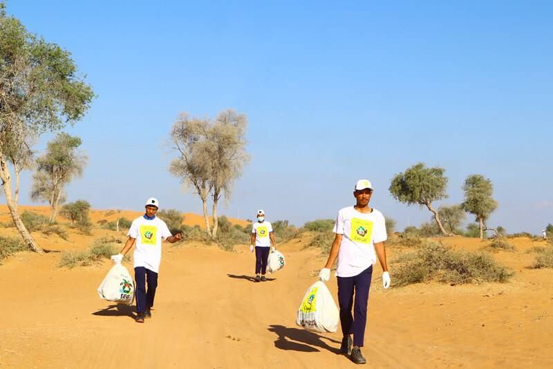 A huge campaign to clean up the scenic landscape of the UAE continued this week in Ras Al Khaimah 