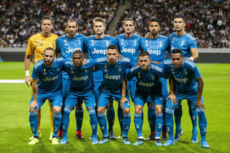 The Juventus side that started the game in Stockholm. AFP