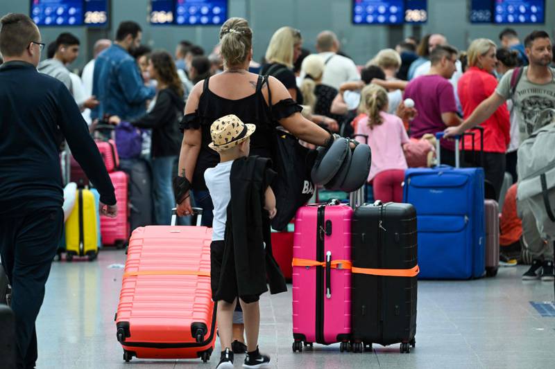 Travellers should research travel insurance options which could help if luggage goes missing. AFP