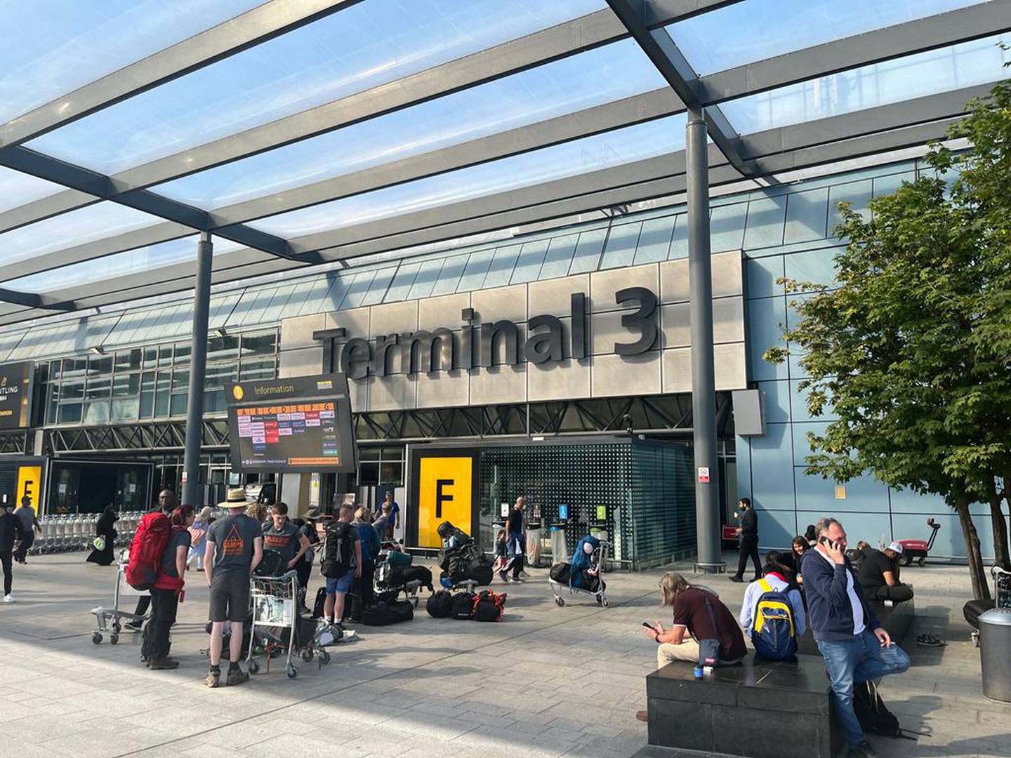 The entrance to Terminal 3 of Heathrow. Paul Carey / The National