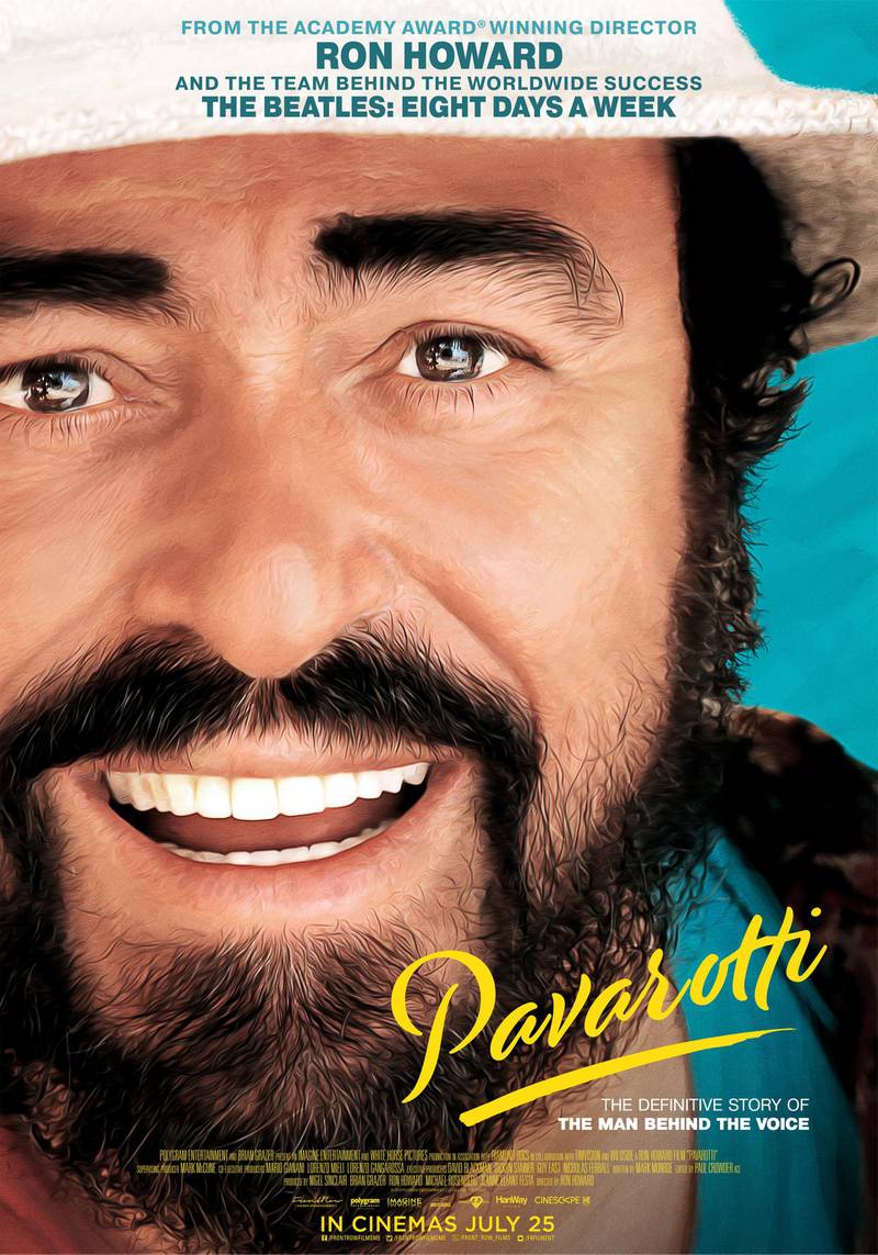 Pavorotti will hit GCC cinemas on July 4. Courtesy Front Row Filmed Entertainment