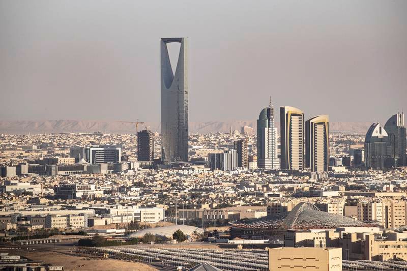 Riyadh, Saudi Arabia, where the national economy is expected to expand sharply this year owing to elevated oil prices. EPA