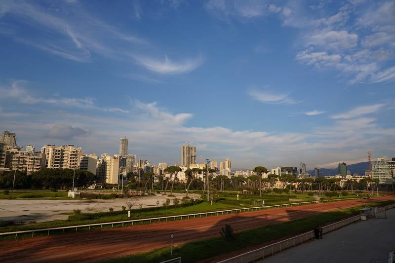 Beirut's hippodrome is ready for horse racing action. All photos by Finbar Anderson for The National