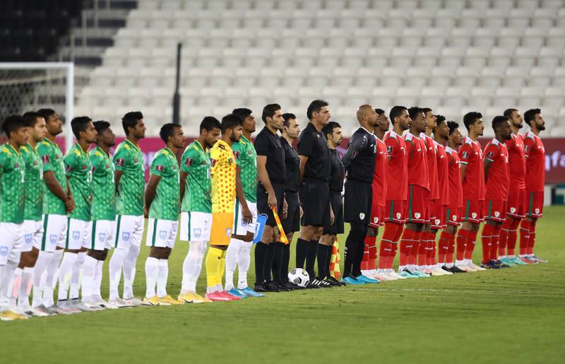 Oman's 3-0 victory sees them in the final round of the Asian Qualifiers for the Qatar World Cup. Bangladesh ended their campaign without a win. Reuters