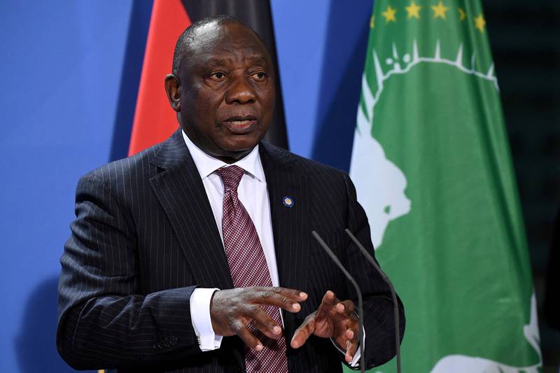 South African President Cyril Ramaphosa has reported mild symptoms after testing positive for the coronavirus. Reuters