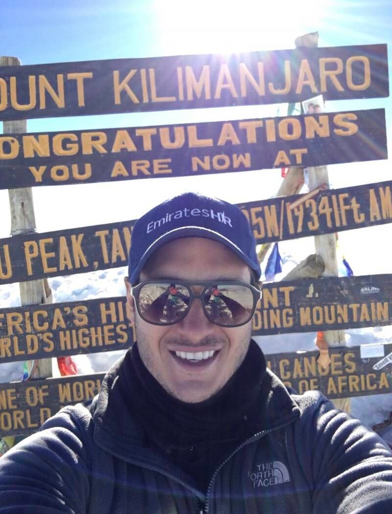 He climbed Kilimanjaro in 2018.